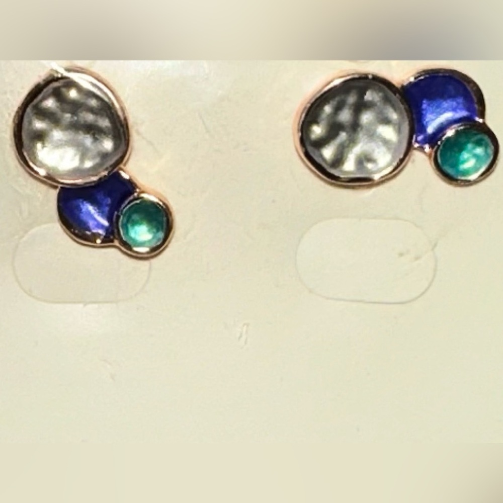 Chain of Bubbles Circles Effervescent Paint Palette Artsy Dent Divot Dimple Stud - Picture 12 of 16